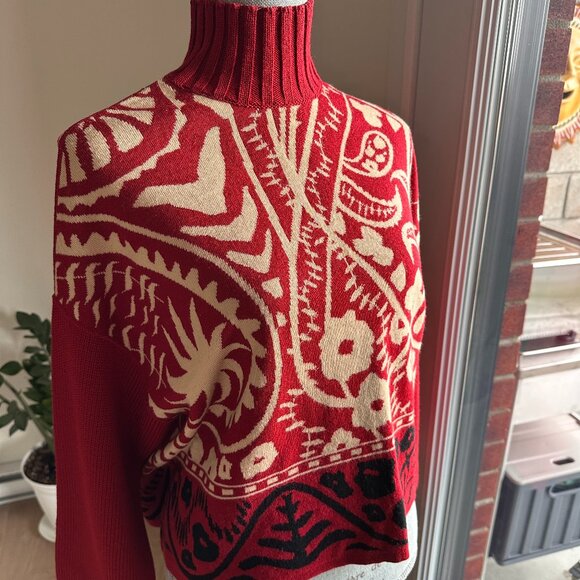 Marc Cain Women’s Boxy Sweater sz M-L - Picture 15 of 15